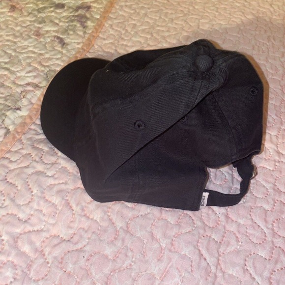 New Kimoji Lit Logo Adjustable Baseball Cap Dad Hat One Size Black - Picture 3 of 7